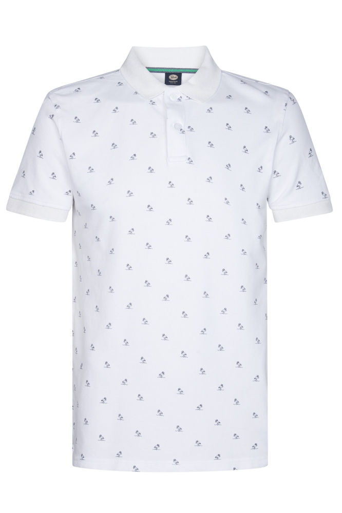 POLO MET PRINT M 1050 POL921 0000 BRIGHT WHITE